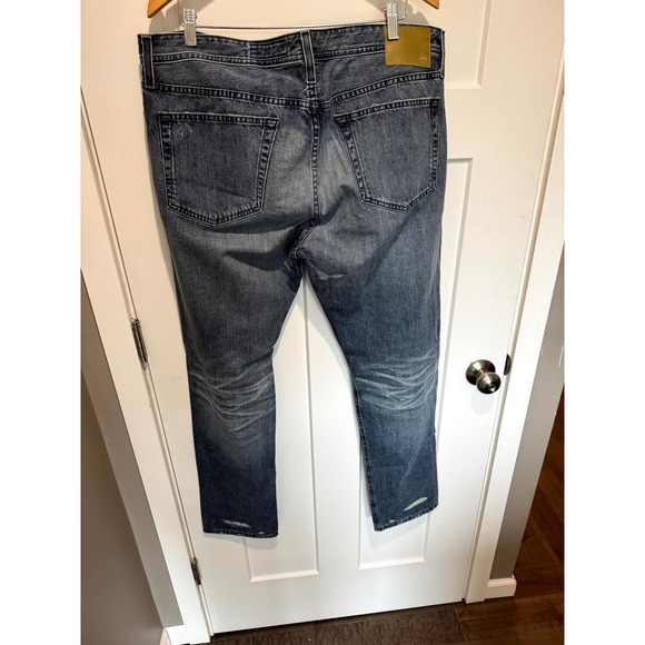 AG Adriano Goldschmied Tellis Modern Slim Distressed‎ Denim Jeans Size 38x33 - Picture 5 of 10